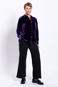 Memory Blouse, Royale, Silk Velvet