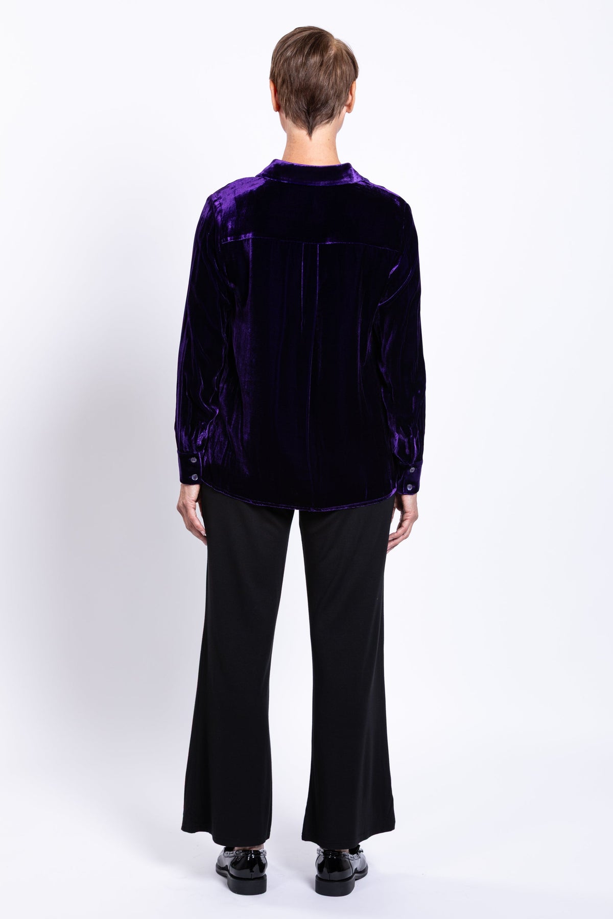 Memory Blouse, Royale, Silk Velvet