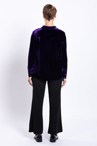 Memory Blouse, Royale, Silk Velvet