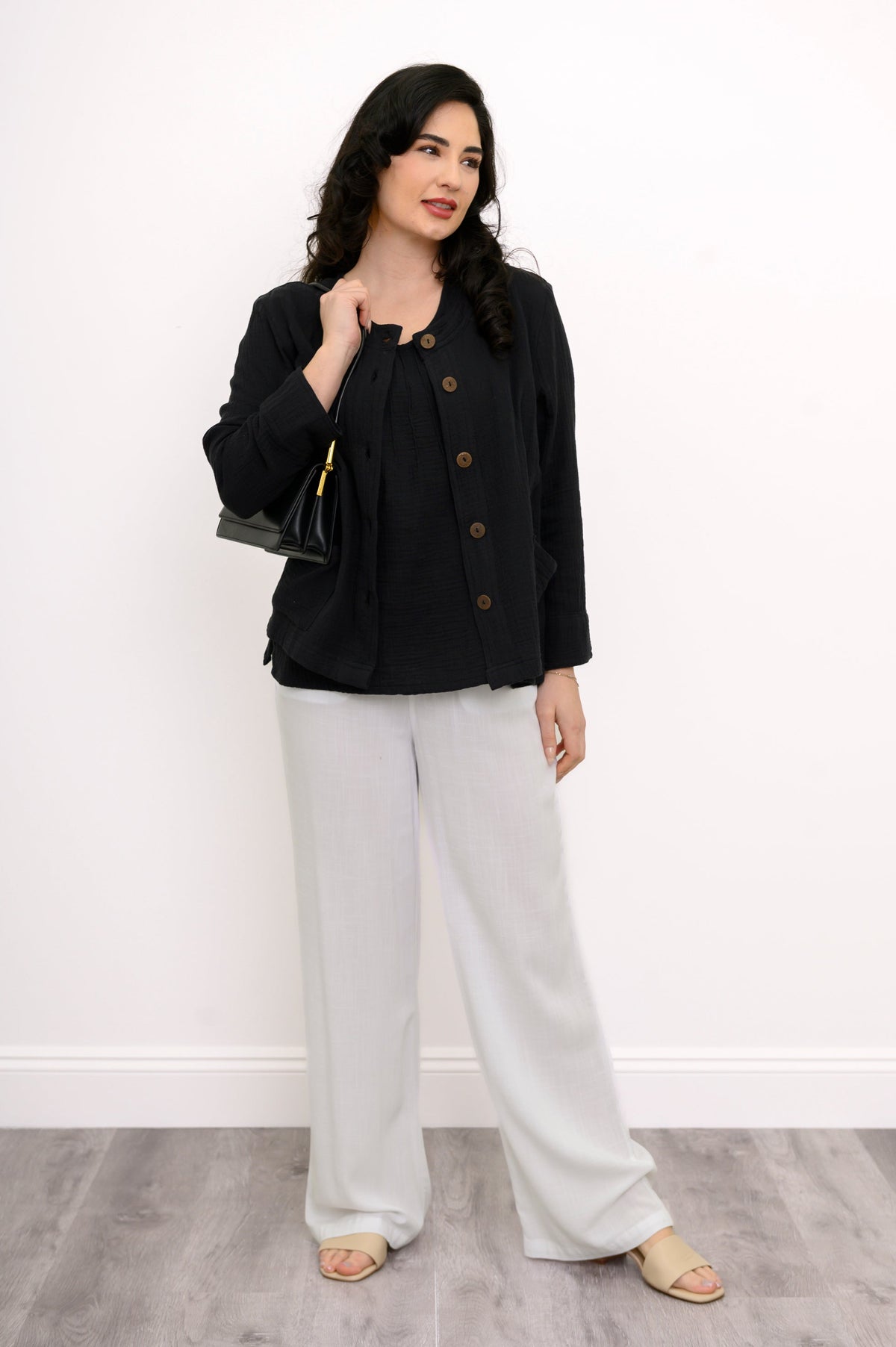 Pleat Tank, Black
