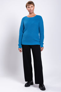 Mission Sweater, Blue, Cotton