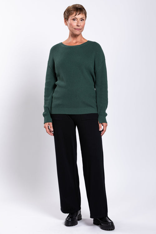 Mission Sweater, Forest, Cotton