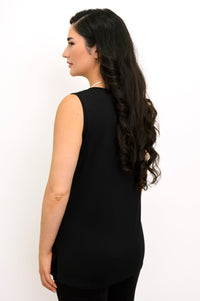 Modern Tank, Black, French Terry