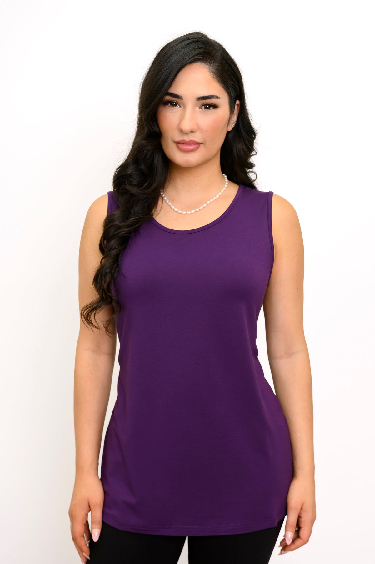 Modern Tank, Royale Purple, French Terry