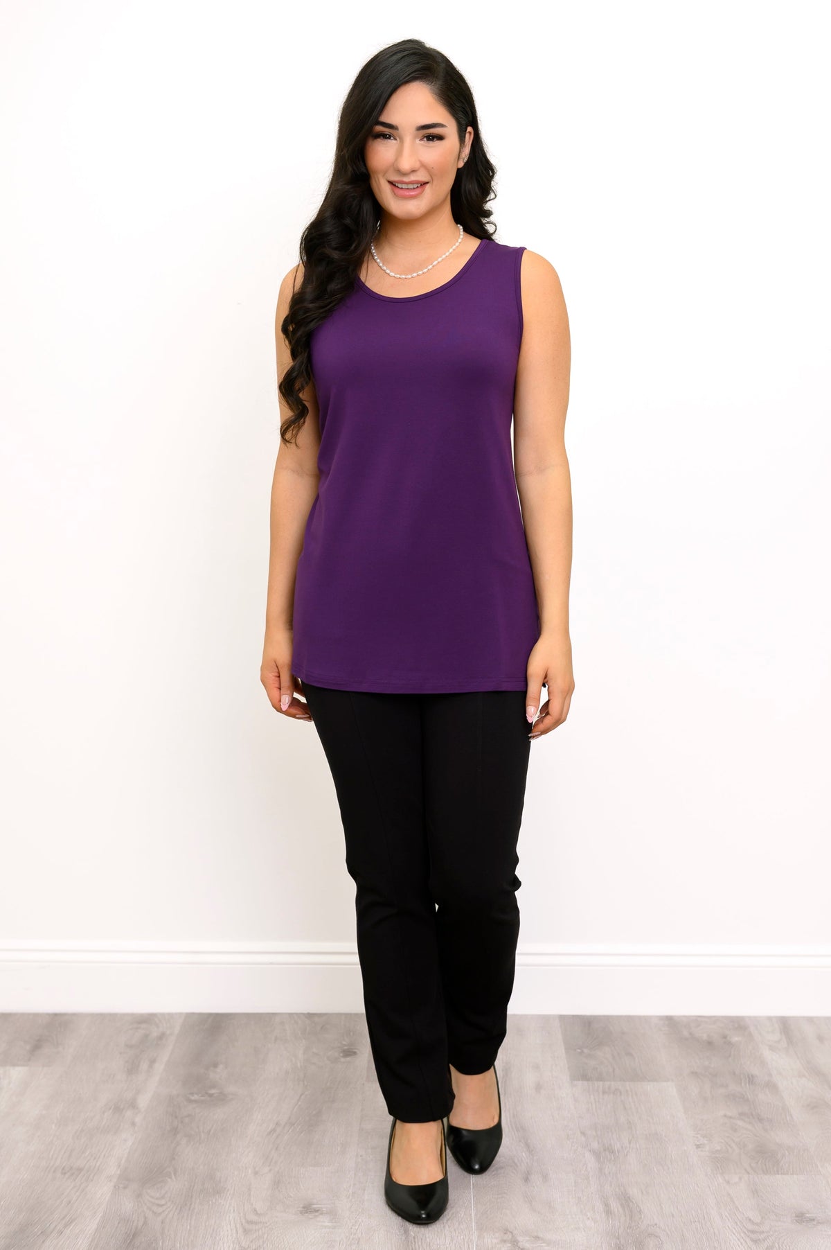 Modern Tank, Royale Purple, French Terry