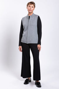 Mossmer Vest, Grey, Cotton