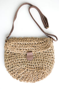 Mouni Hand Woven Rattan Purse