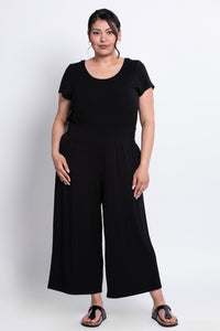 Julie Jumpsuit, Black, Bamboo