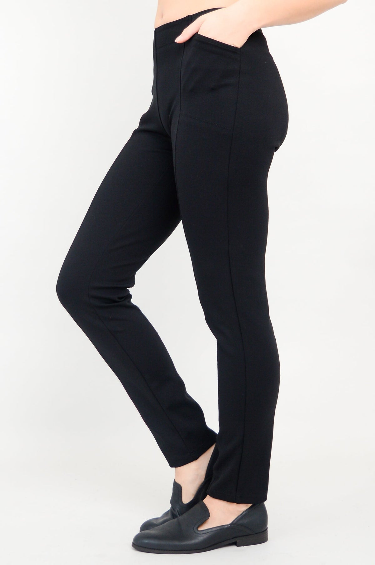 Nadia Tall Pant, Black, Modal