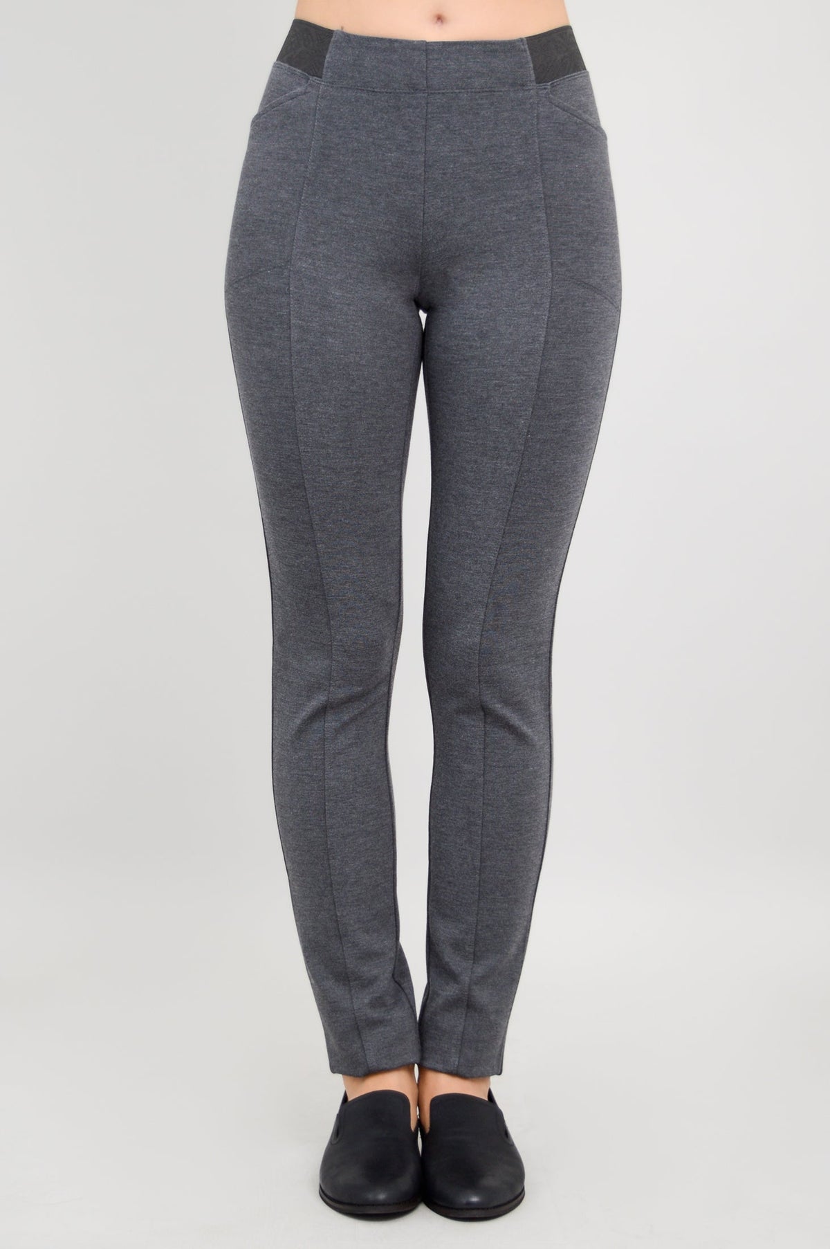 Nadia Petite Pant, Granite, Modal