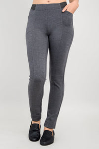 Nadia Petite Pant, Granite, Modal