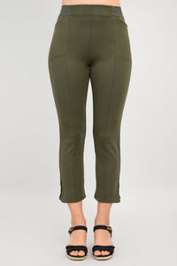 Nadine Crop, Khaki, Modal