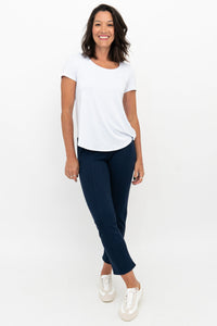 Nadine Crop, Indigo, Modal