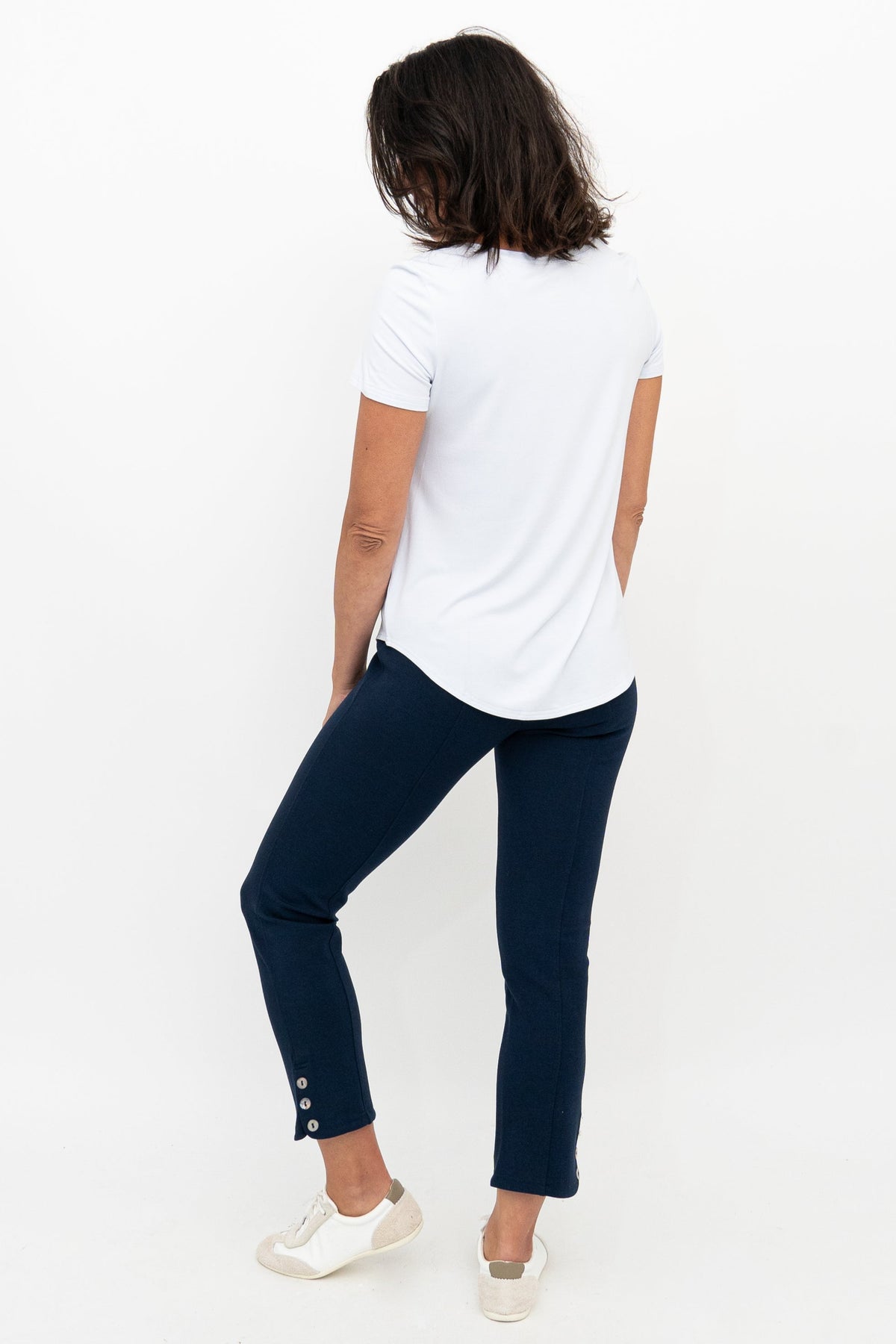 Nadine Crop, Indigo, Modal