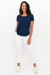 Nadine Crop, White, Modal
