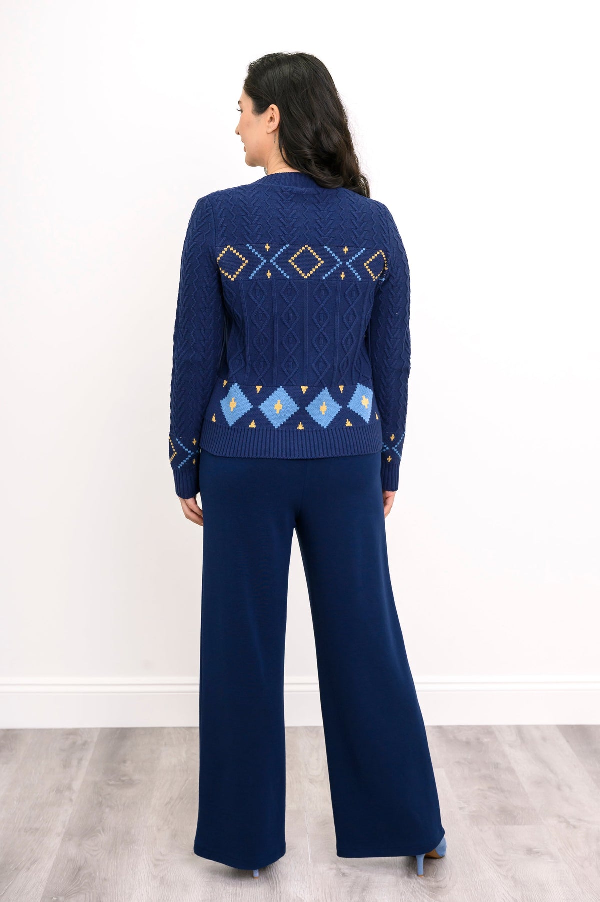 Olivia Sweater, Indigo Star, Cotton