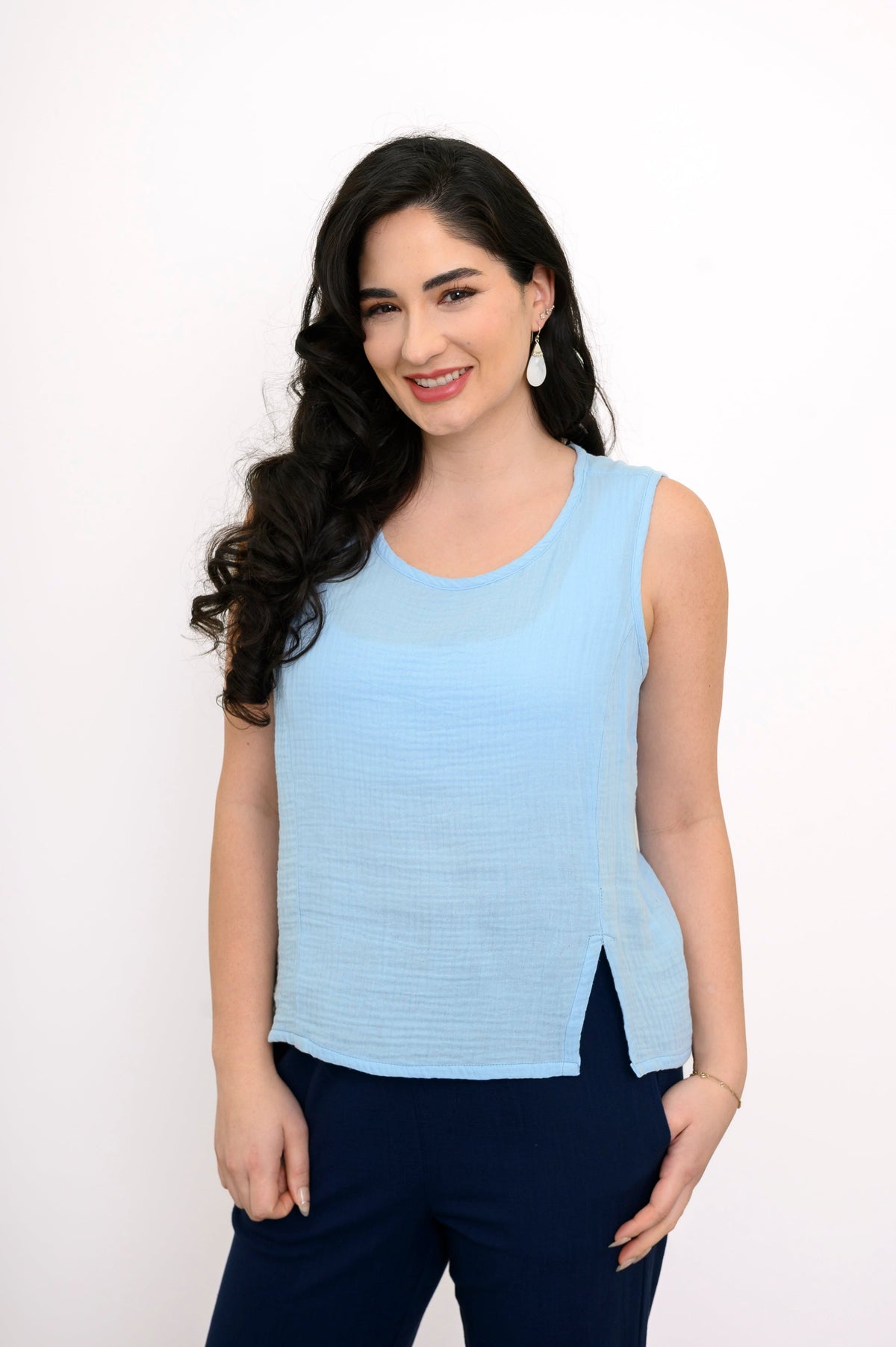 Orla Tank, Baby Blue