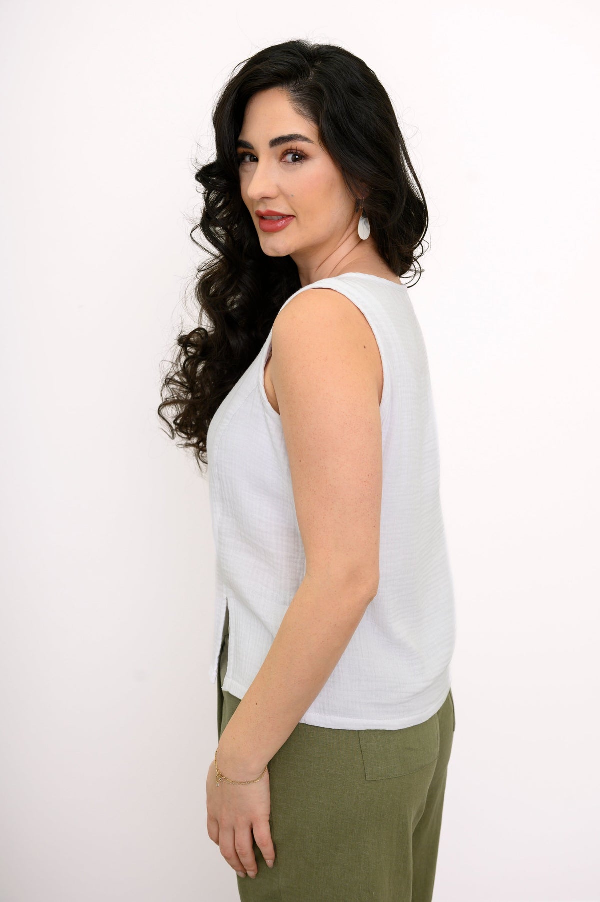 Orla Tank, White