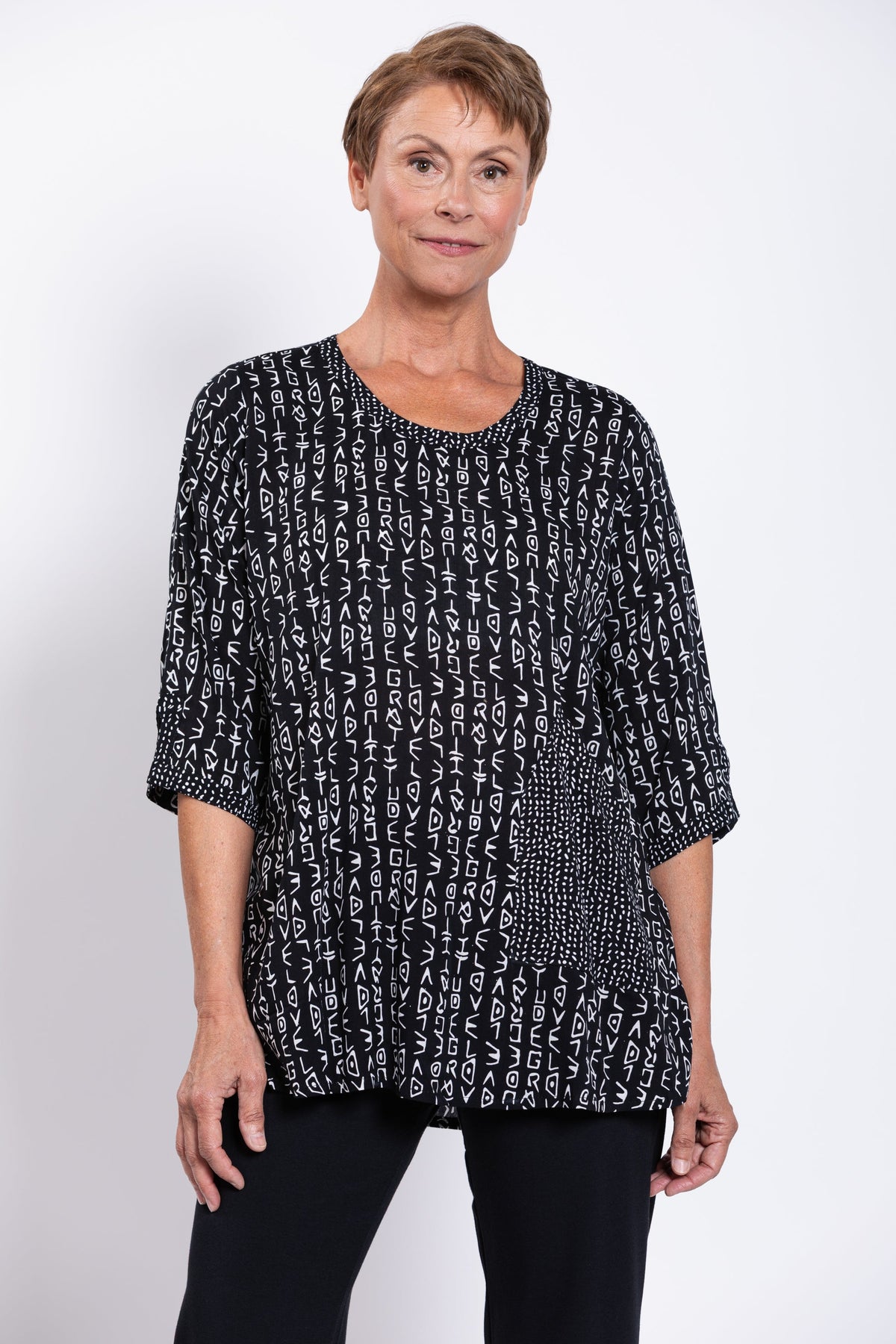 Palace Blouse, BW Love Gratt