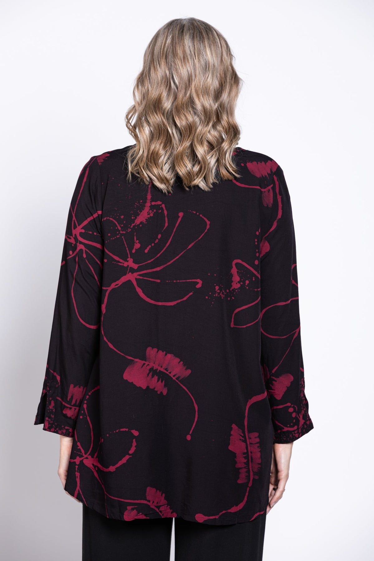 Palace Blouse, Red Bunga