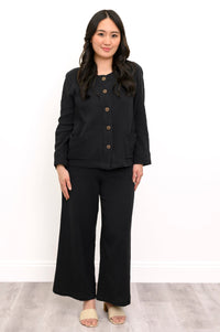 Parker Pant, Black, Cotton