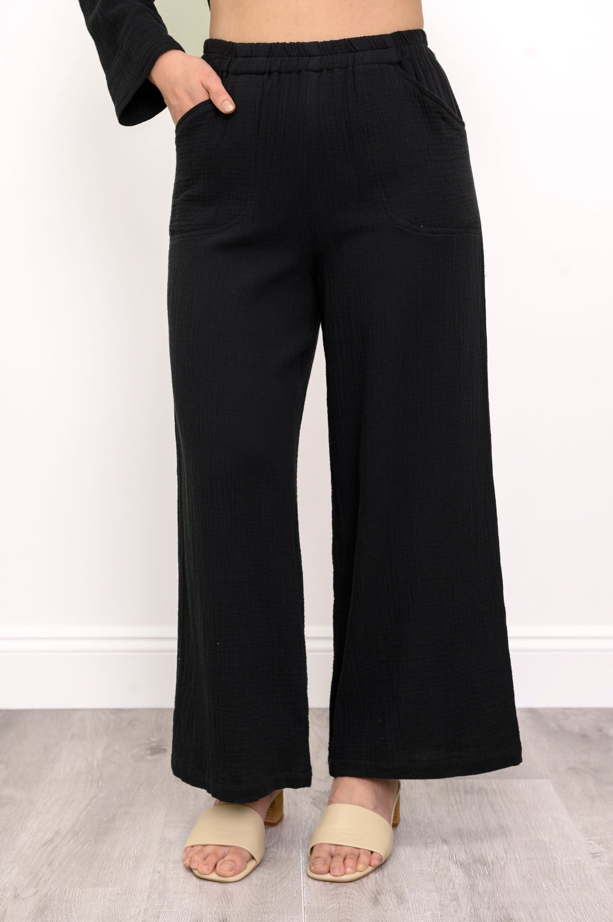 Parker Pant, Black, Cotton