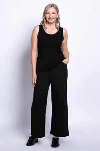 Avalon Tank, Black, Bamboo.