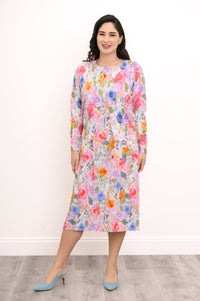 Patti Cardigan, Pink Bouquet, Cotton