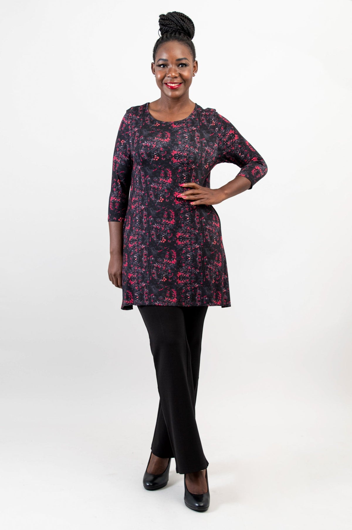 Perfect Tunic, Cherry Jam, Bamboo - Final Sale