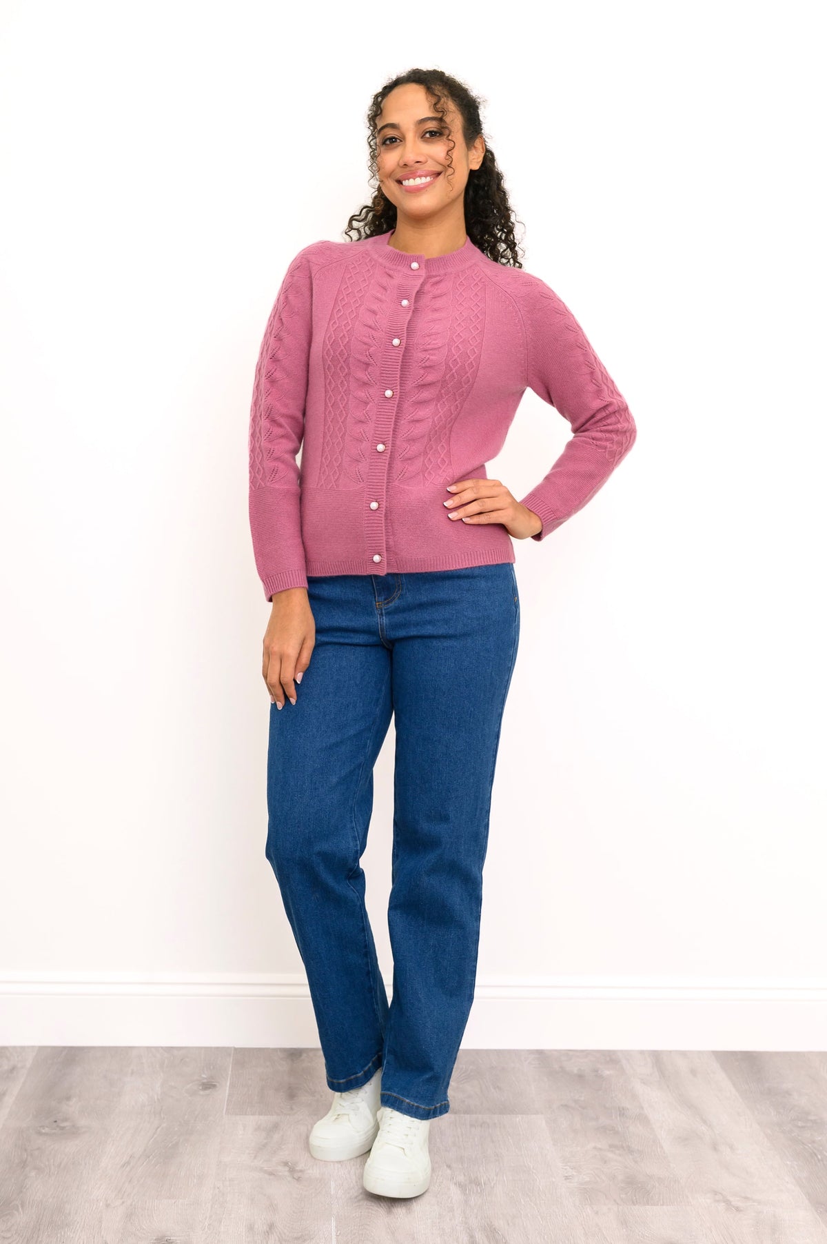 Persimmon Sweater, Berberis, 100% Cashmere