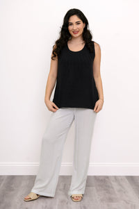 Pleat Tank, Black