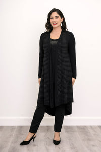 Priscilla Jacket, Black Diamond, Bamboo