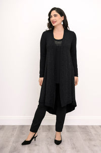 Priscilla Jacket, Black Diamond, Bamboo