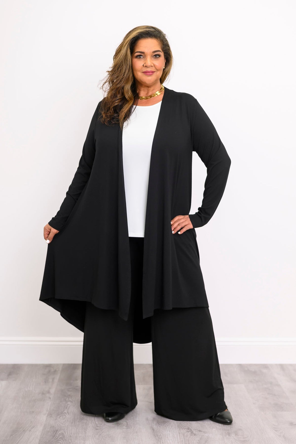 Priscilla Jacket, Black, Bamboo