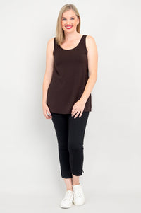 Relaxed Tank, Coffee, Bamboo- Final Sale