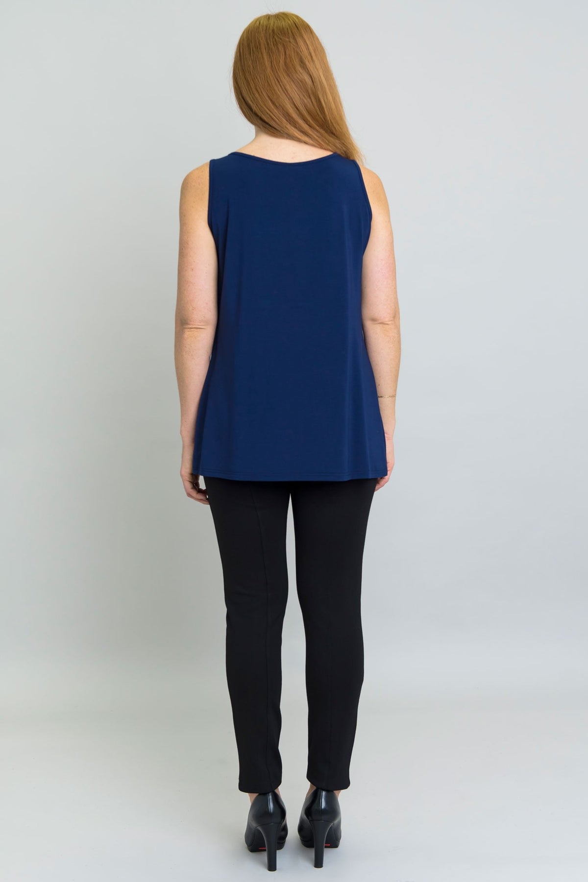 Relaxed Tank, Indigo, Bamboo - Final Sale