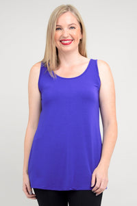 Relaxed Tank, Violet, Bamboo