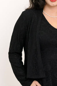 Renata Jacket, Black, Bamboo