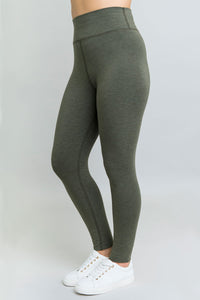Riley Legging, Yarn Dye Khaki, Bamboo