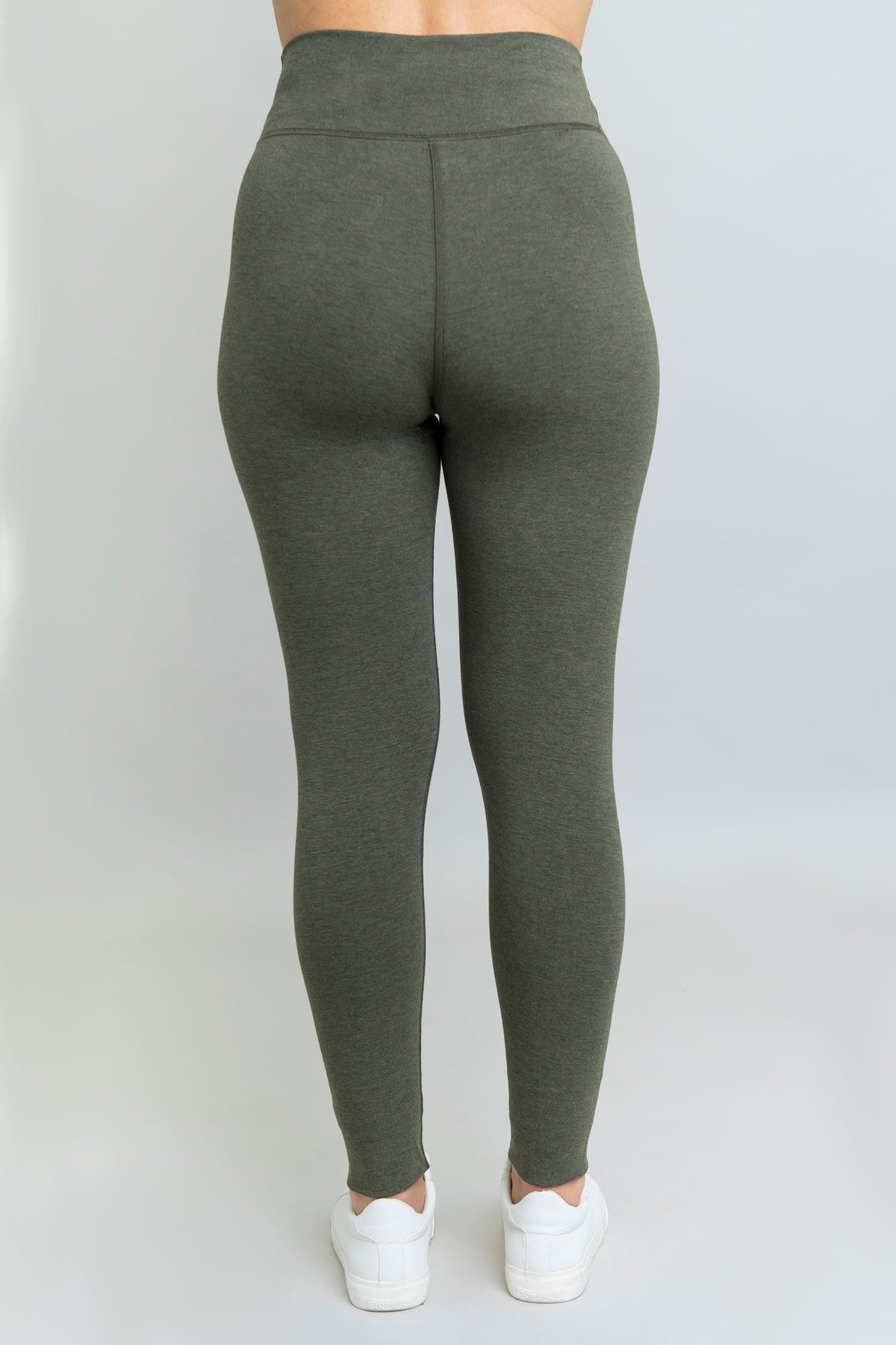 Riley Legging, Yarn Dye Khaki, Bamboo - Final Sale