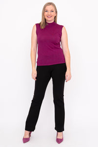 Rita Sweater, Magenta, Merino Wool