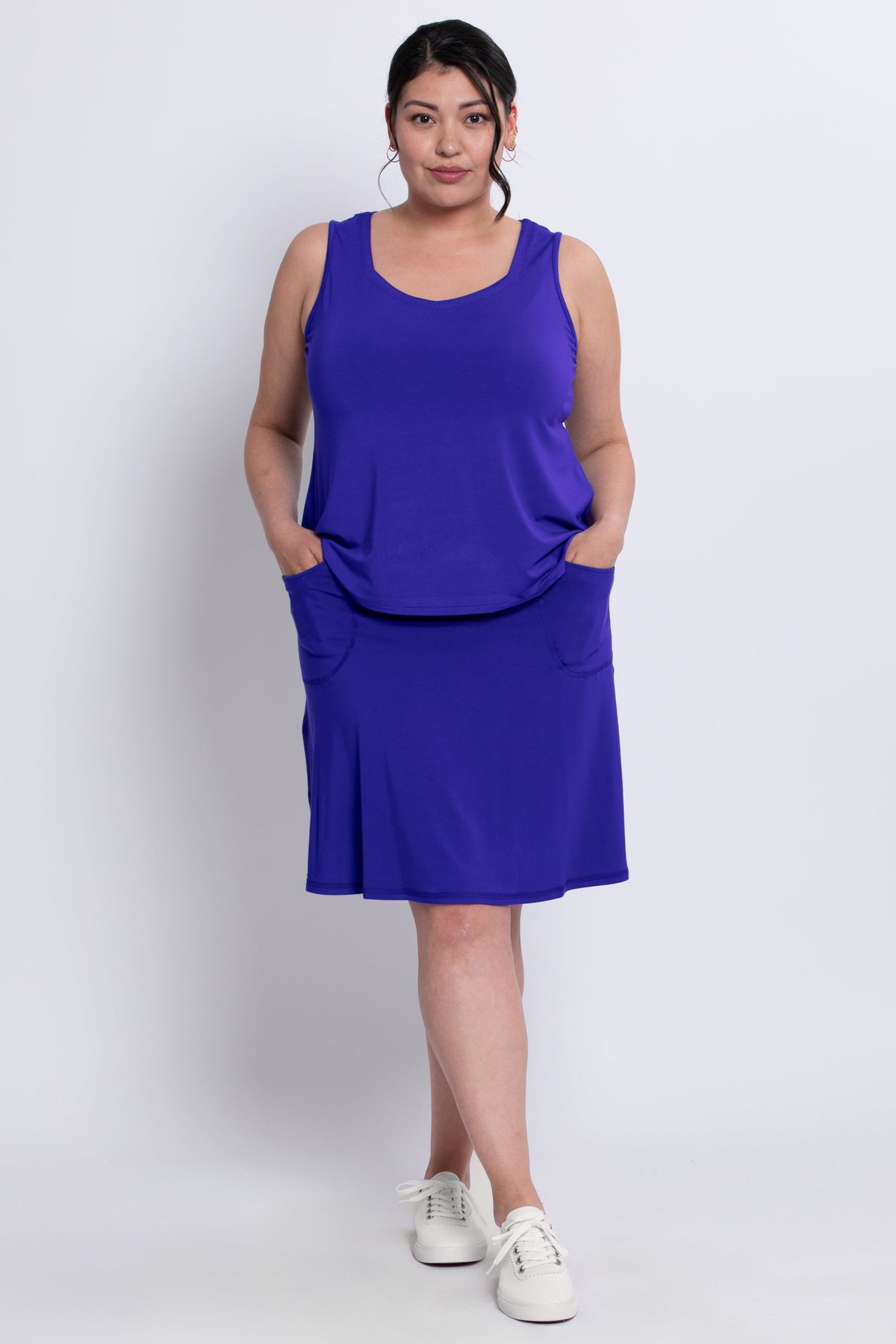 Ritzy Tank, Violet, Bamboo