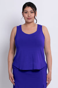 Ritzy Tank, Violet, Bamboo