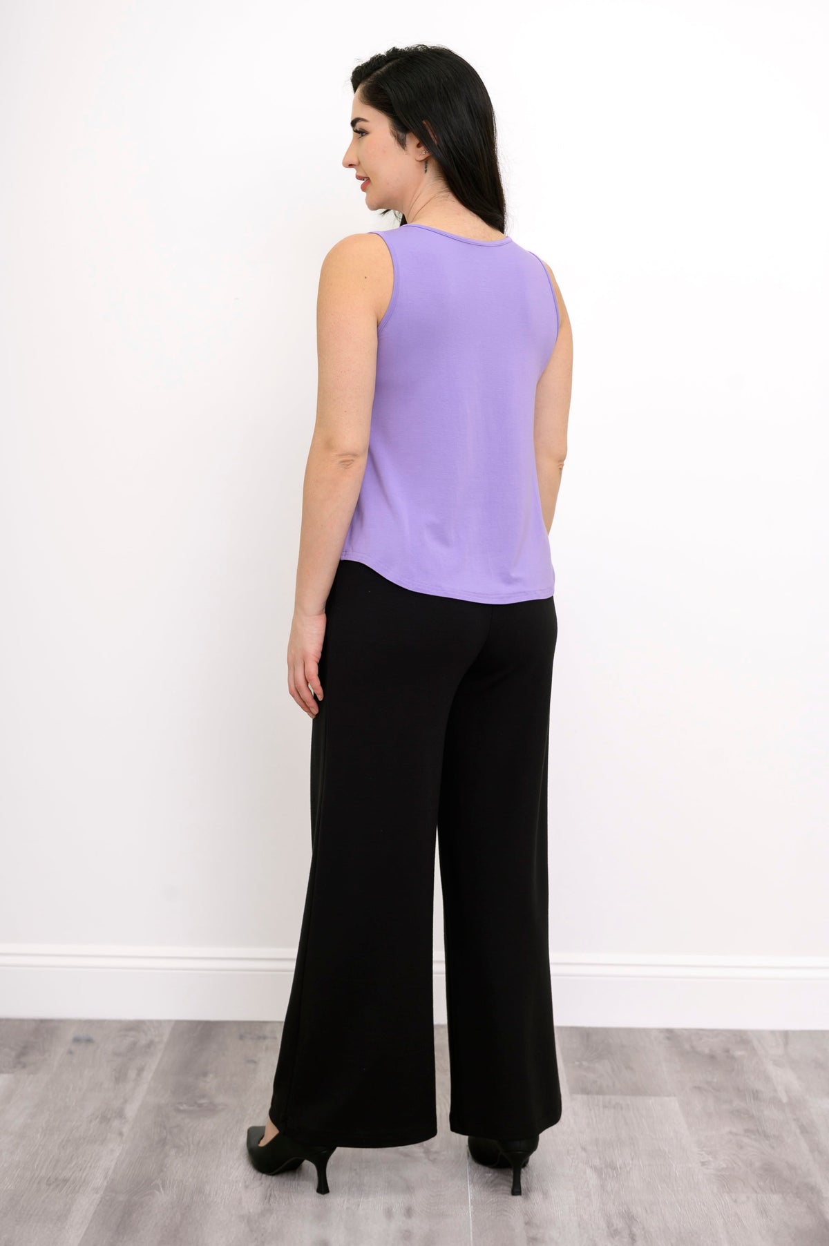 Ritzy Tank, Lavender, Bamboo