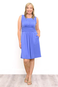 Roam Dress, Periwinkle, Bamboo