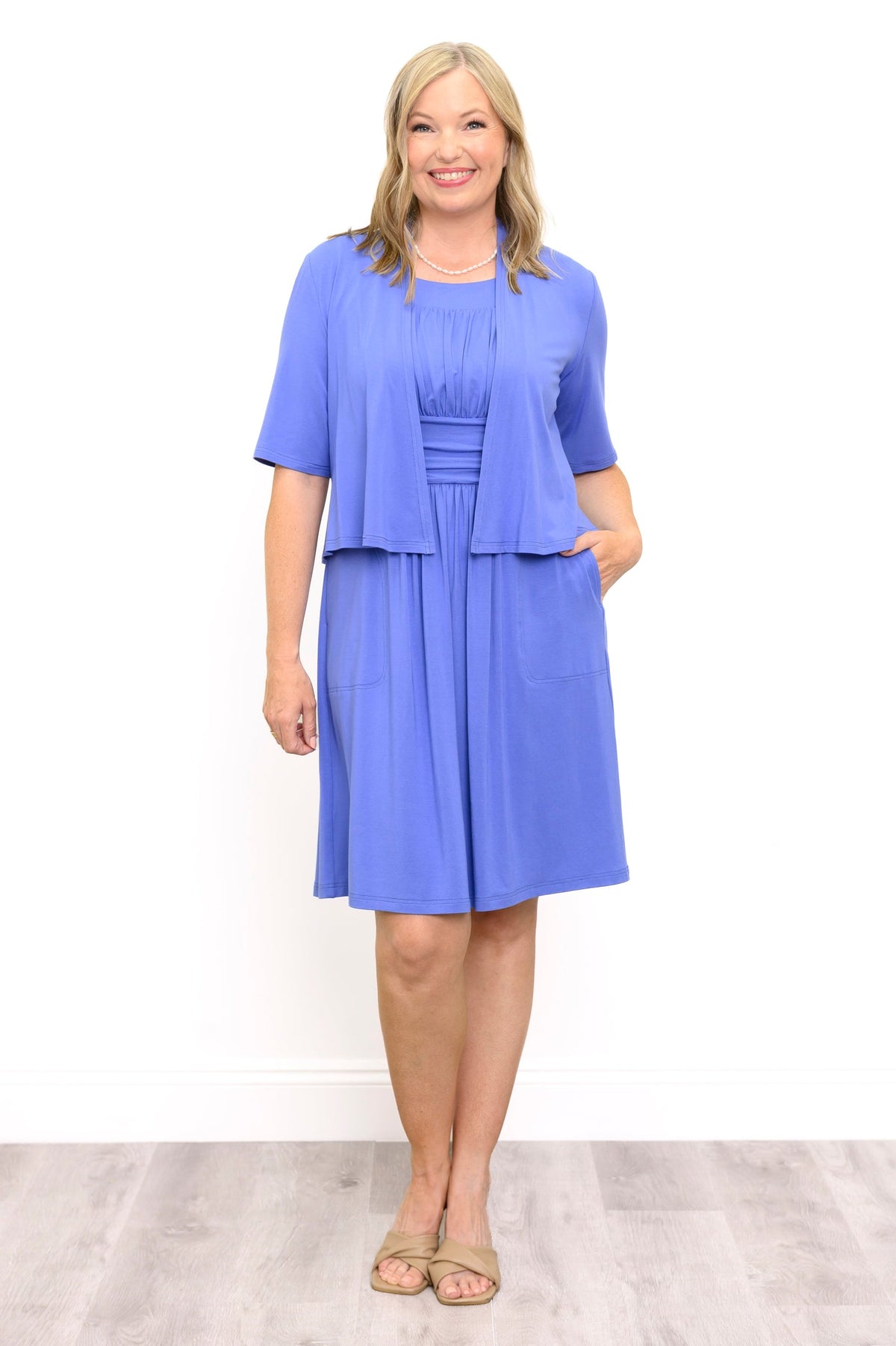 Roam Dress, Periwinkle, Bamboo