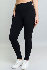 Robson Legging, Black, Bamboo