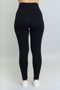 Robson Petite Fleece Legging, Black