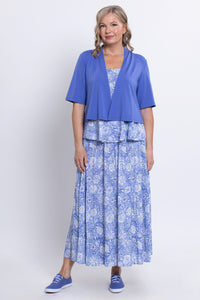 Roma Skirt, Peri Teatime, Linen Bamboo