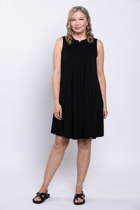 Rosalie Dress, Black, Linen Bamboo
